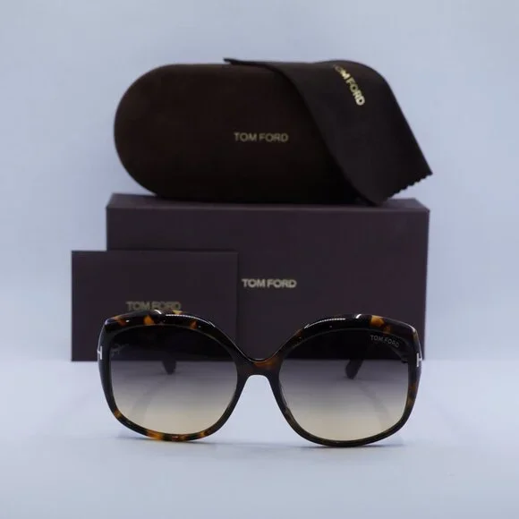 Tom Ford Chiara-02 FT0919 55B Butterfly Sunglasses - Havana/Smoke Tom Ford Chiara-02 FT0919 55B Sunglasses Havana Butterfly  main image 3